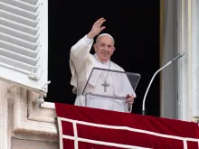 Pope Francis gives the Angelus address June 6, 2021.